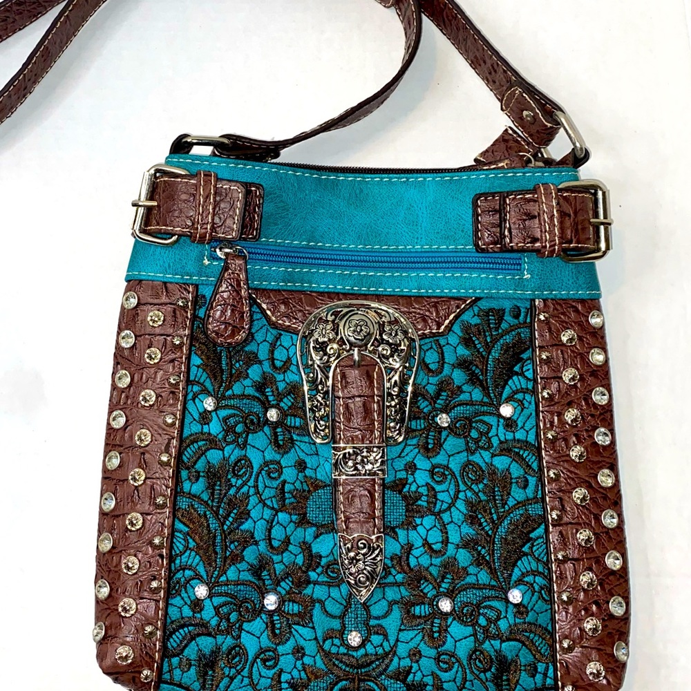 Studded Western Purse, Crossbody